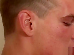 Two cute young twinks sucking their stiff swollen cocks