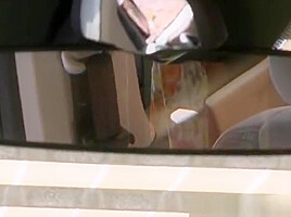 Two girls licking pussies in the car