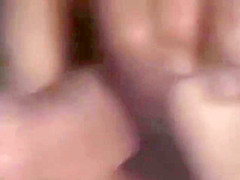 Two girls making out in public