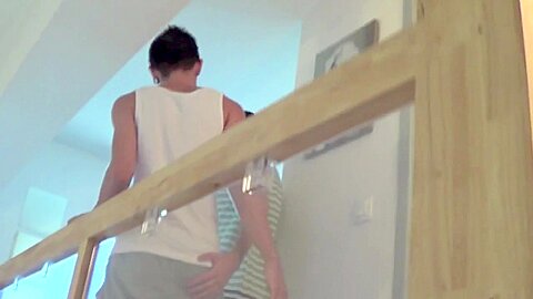 Two sexy French twinks fuck in the bed for fun - CrunchBoy