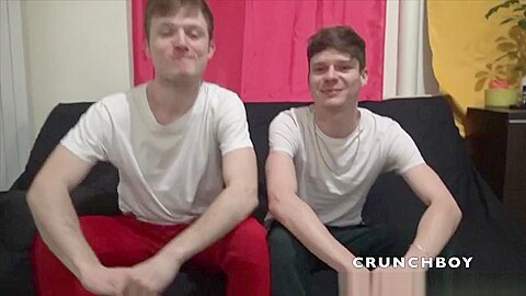 Two sexy French twinks fucking barbeakc for fun - PrivateClubBigCock