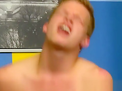 Two young guys passionately fucking bareback style