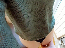 Ucks And Rides A Dick In Reverse Cowgirl Position (pov)