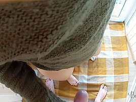 Ucks And Rides A Dick In Reverse Cowgirl Position (pov)