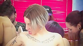 Unbelievable latina teenage whore performing in lesbian porn video