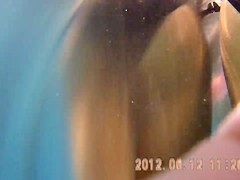 Underwater Black Bikini Girl