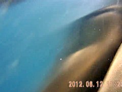Underwater Black Bikini Girl