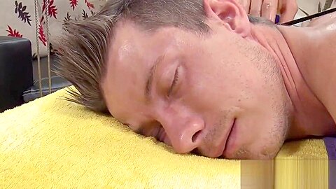 Unfathomable anal massage for tired homosexual stud