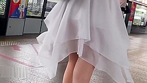 Upskirt - (3mins) Slutty MILF got dirty ass but still sexy!