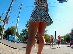 Upskirt big tight ass hiden camera