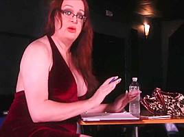 Verbal Penis Humiliation by Busty Transsexual Wendy