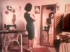 Vintage Dress maker striptease