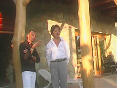 Vintage Italian Orgy In The Villa Garden