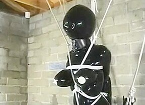 Vintage rubber latex bondage