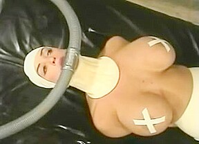 Vintage rubber latex bondage