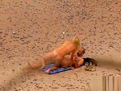 Voyeuring beach sex of my