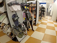 Walking Around Naked In Department Stores Cumming Fucking Orgasm In The Store Cum Hard