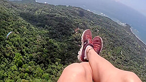 Wet And Messy Extreme Squirting While Paragliding 2 In Costa Rica 23 Min With Pretty Face
