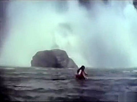 Wet Hot Indian Actress getting wet in sexy clothes in river
