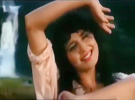 Wet Hot Indian Actress getting wet in sexy clothes in river