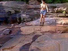 Wet Lesbians on the Waterfall