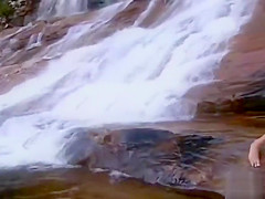 Wet Lesbians on the Waterfall