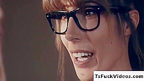 White Tranny Gets Her Anus Fucked By Her Tranny Step mom