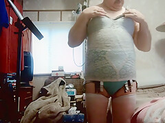 Wiener Girl - Girdle Stripping And Wiener Play