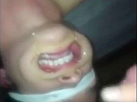 Wife Gives 3 Blowjobs, Gags and Swallows Cum