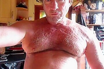 Will Polski Strips Off His Skin Tight Lycra Shorts & Cums Hard