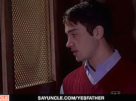YesFather - Boy Sucks Big Priest Cock In Church Gloryhole