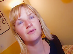 Young French Blonde Get Both Holes Fucked