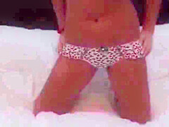 Young Girl Licks Her Tits Then Masturbates With A Toy