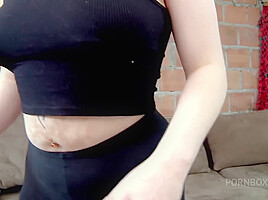 Young french blonde babe with natural big tits fucking and squirting like a whore - PissVids