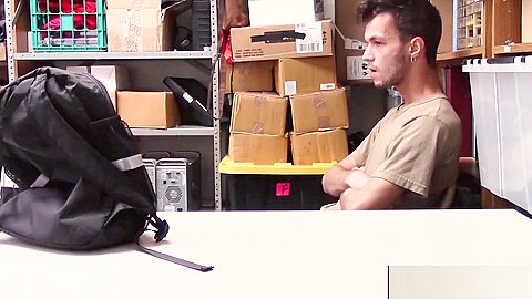 Young perp anally banged by an officer with a big dick