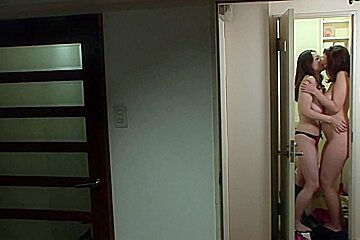 Yukari and Maya getting kinky at work  - MilfsInJapan