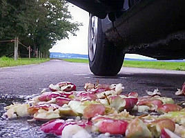 apple crushing
