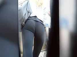 ass in miniskirt