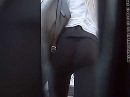 ass in miniskirt