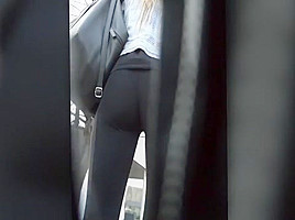 ass in miniskirt