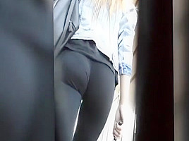 ass in miniskirt
