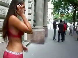body painting nude in public 1 (making of)