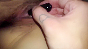 bullet vibrator on her clit 
