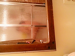 caught wife in shower with her toy again