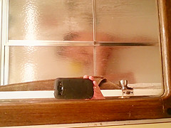 caught wife in shower with her toy again