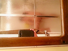 caught wife in shower with her toy again