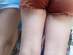 clarinha de shortinho socado parte 1