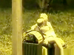 couple caught fucking in park
