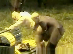 couple caught fucking in park