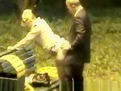 couple caught fucking in park